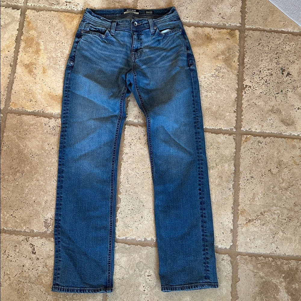 Reclaim regular straight jeans